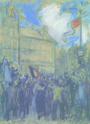 Feier auf dem Grote Markt