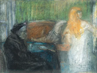 Madre Van Mieghem sognante (Vanitas)