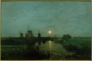 Paesaggio lunare in Olanda