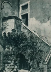Un angolo tranquillo di Taormina, Sicilia, Italia, 1927