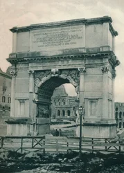 Arco di Tito, Roma, Italia, 1927