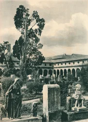 Giardino nel Museo delle Terme di Diocleziano, Roma, Italia, c1926 1927