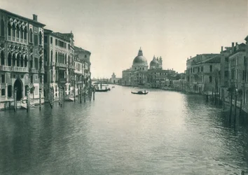 Canale Grande e Chiesa di Santa Maria della Salute, Venezia, Italia