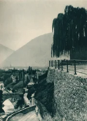 Veduta della città, Merano, Alto Adige, Italia, 1927