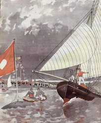 Regate a Le Havre nel 1892, basato sull