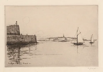 Saint-Malo visto da Dinard