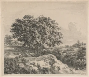 La quercia presso un burrone
