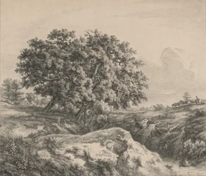La quercia al burrone, 1845