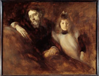 Alphonse Daudet e sua figlia