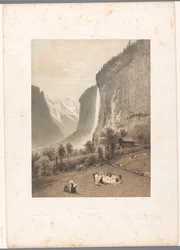Picnic con vista sulla cascata di Staubbach (La Svizzera e la Savoia)