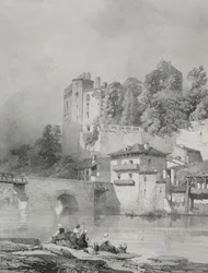 Viaggi Pittoreschi e Romantici nella Vecchia Francia. Bretagna: Castello di Clisson