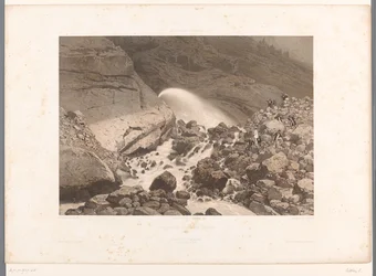 Vista di un torrente vicino a Servoz