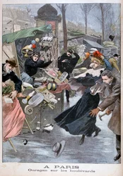Uragano sui boulevard, Parigi