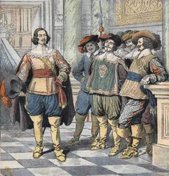 Illustrazione per "Les Trois Mousquetaires" (I tre moschettieri), inizio del XX secolo (incisione)