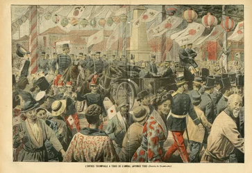 Illustrazione di Eugene Damblans (1865-1945) in Le Pelerin, 05/11/05 - L