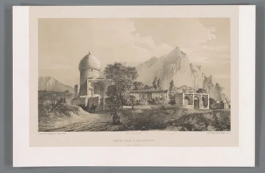 Vista su Imamzadeh Komijan in Irak-i Ajam