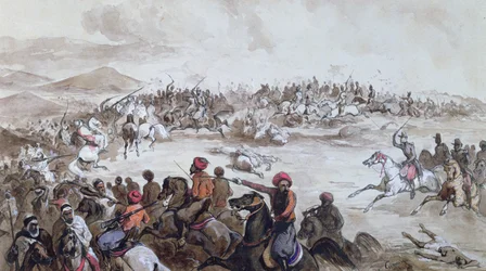 Cattura della tribù di Abd el-Kader da parte di Henri d