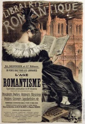 Letteratura. Libreria romantica. Poster di Eugene Grasset per l
