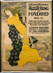 Manifesto pubblicitario per «Internationale Ausstellung zu Madrid», 1893