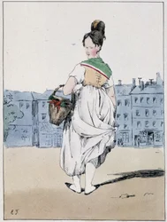 Donna che porta un cesto, boulevard de l