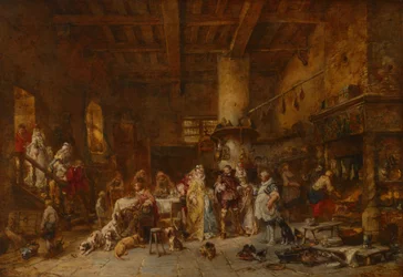 Taverna di campagna, banchetto