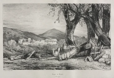 Viaggi pittoreschi e romantici nella vecchia Francia: Alvernia (vol. II), Gola di Royat, Tavola 79