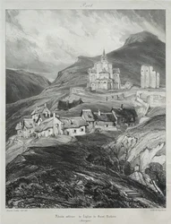 Viaggi pittoreschi e romantici nella vecchia Francia, Alvernia: Abside della chiesa di Saint Nectaire