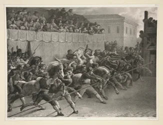 La partenza per la corsa (Una corsa di cavalli sta per iniziare)