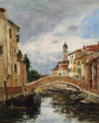 Un piccolo canale veneziano, 1895