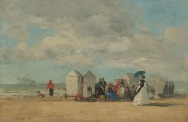 Scena sulla spiaggia