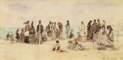 Scena di spiaggia