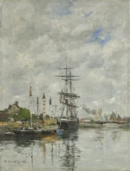 Deauville, il bacino delle barche