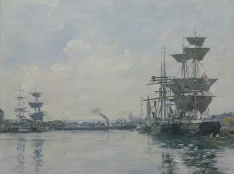 Le Havre, navi in un bacino