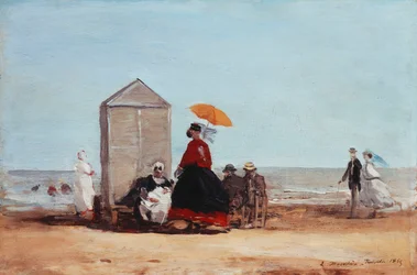 Sulla spiaggia di Trouville, 1865