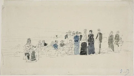 Gonne sulla spiaggia (recto); Donne bretoni sulla spiaggia (verso)