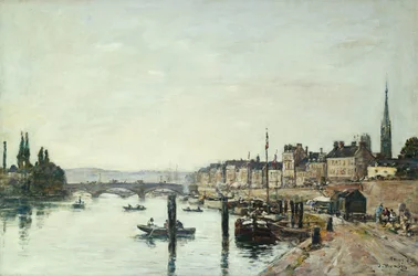 Rouen, la Senna e il ponte Corneill