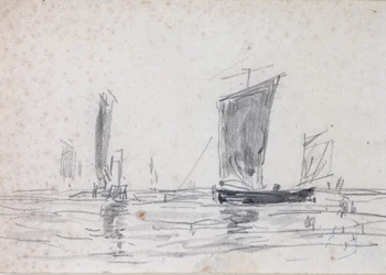 Barche a vela sul mare