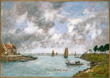 La foce del fiume Somme, St. Valery-sur-Somme, 1891