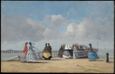 Il molo di Trouville, 1864