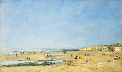 Trouville, Vista Generale della Spiaggia, 1890