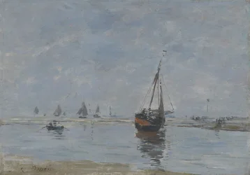 Trouville con la bassa marea, c.1888-95