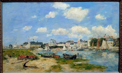 Vista della spiaggia di Trouville