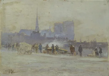 Notre-Dame, vista dal Quai de l
