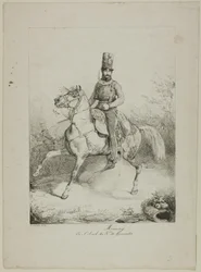 Moncey, Ex-colonnello del 3º Reggimento Ussari