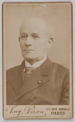 Ritratto di Constant-Louis-Jean-Benjamin Jaurès (1823-1889), (ammiraglio, diplomatico, politico)