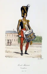 Cents-Suisses, Tamburino, 1814-17