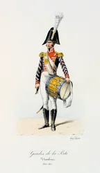 Gardes de la Porte, Tamburino, 1814-15