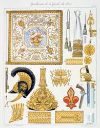 Gendarmi della Guardia del Re, Insegne