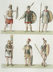 Soldati romani, (dettaglio)