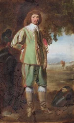 Ritratto di John Ashburnham (olio su carta)